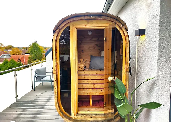 Penthouse Mit Outdoor-sauna & Pool Apartman