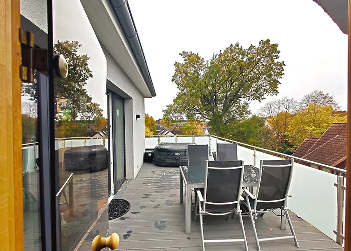 Penthouse Mit Outdoor-sauna & Pool 布尔格韦德尔